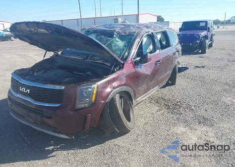 2022 Kia Telluride Lx z USA, uszkodzony, nr VIN 5XYP24HC0NG238530